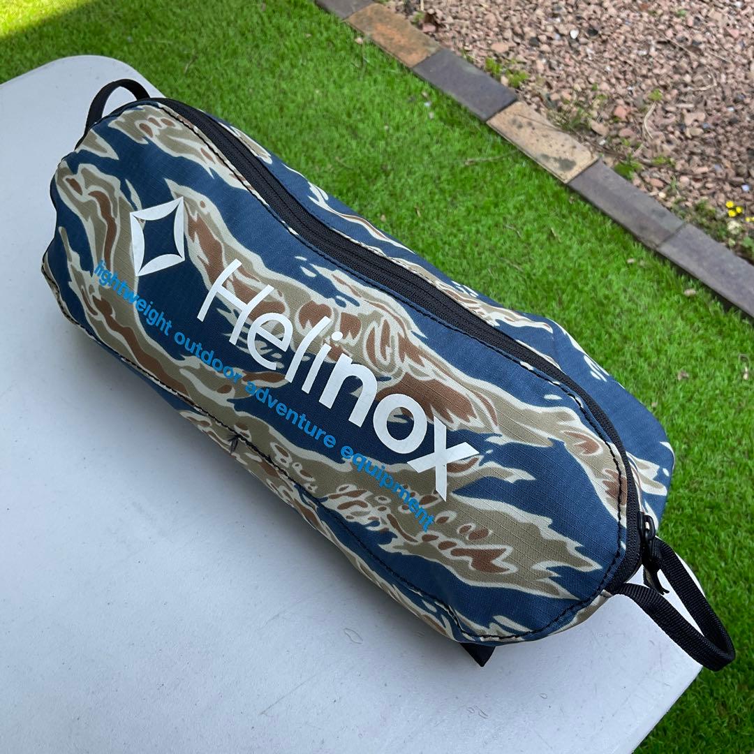 前*恵様 Helinox ヘリノックス チェアワン ブルー タイガー カモ　us