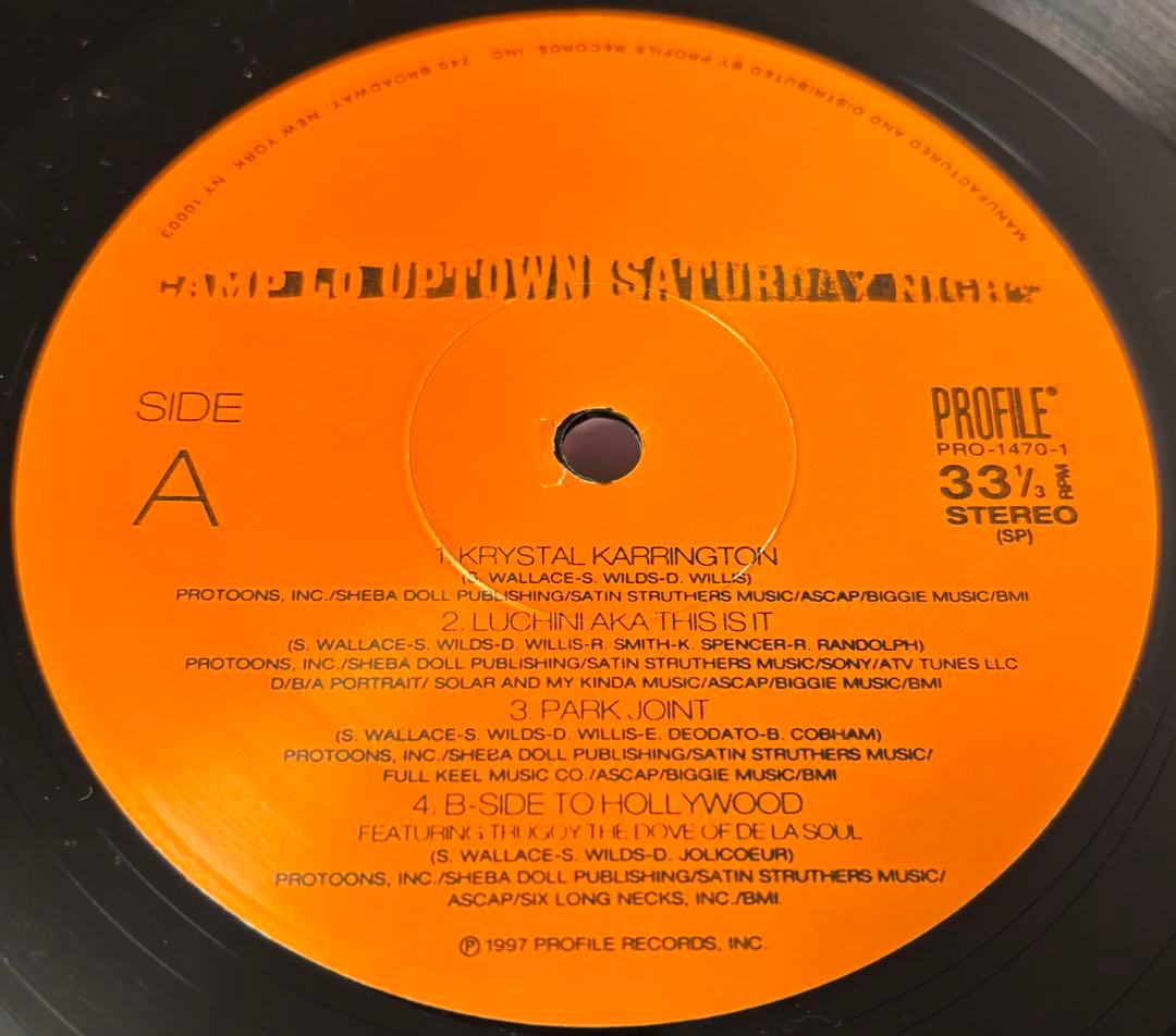 CAMP LO UPTOWN SATURDAY NIGHT 2LP USオリジ