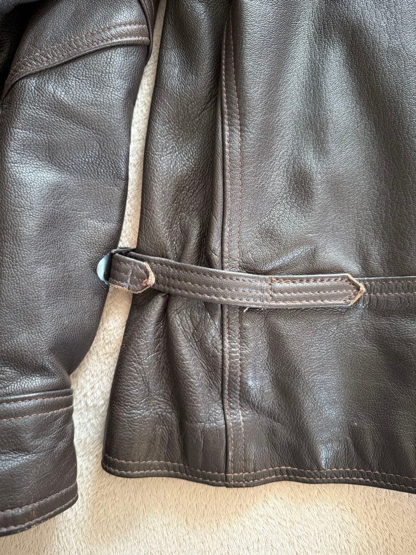 ロストワールド　ブラウン　茶色　G8 レザージャケット