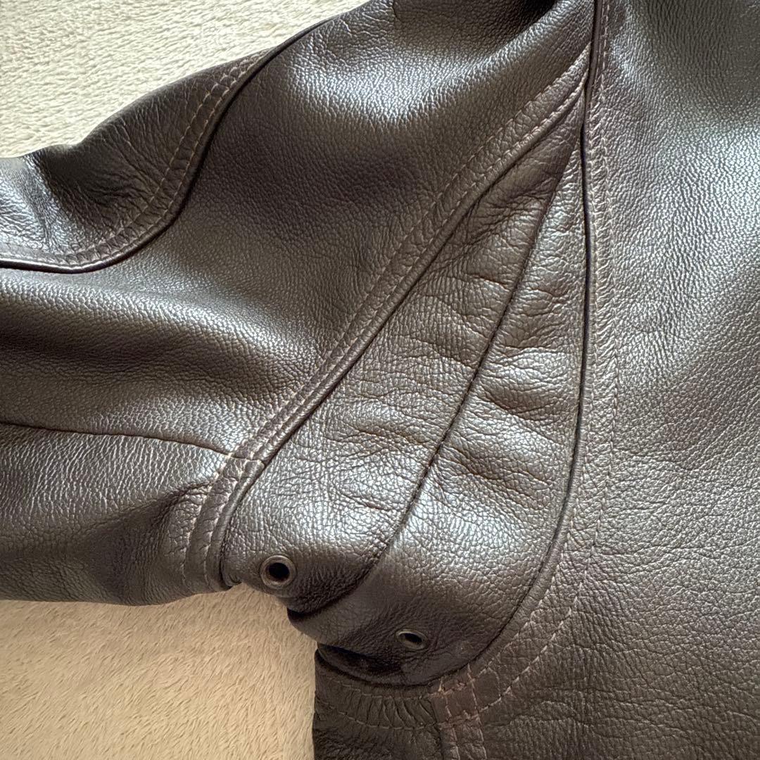 ロストワールド　ブラウン　茶色　G8 レザージャケット