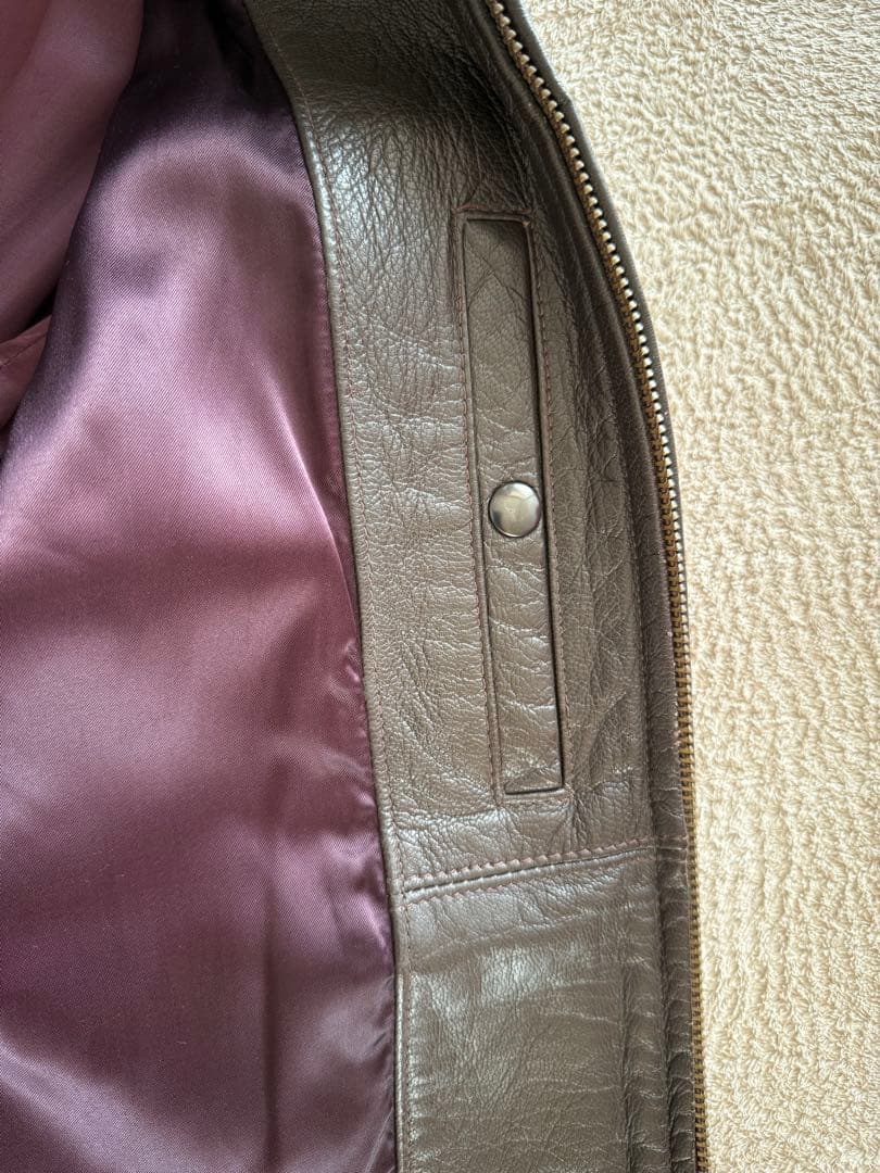 ロストワールド　ブラウン　茶色　G8 レザージャケット