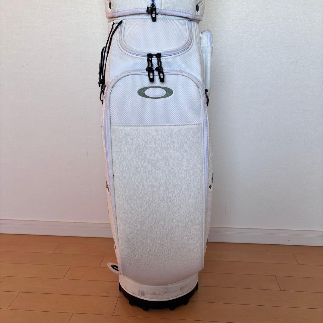 キャディバックOAKLEYオークリーSKULL GOLF BAGホワイトグリーン
