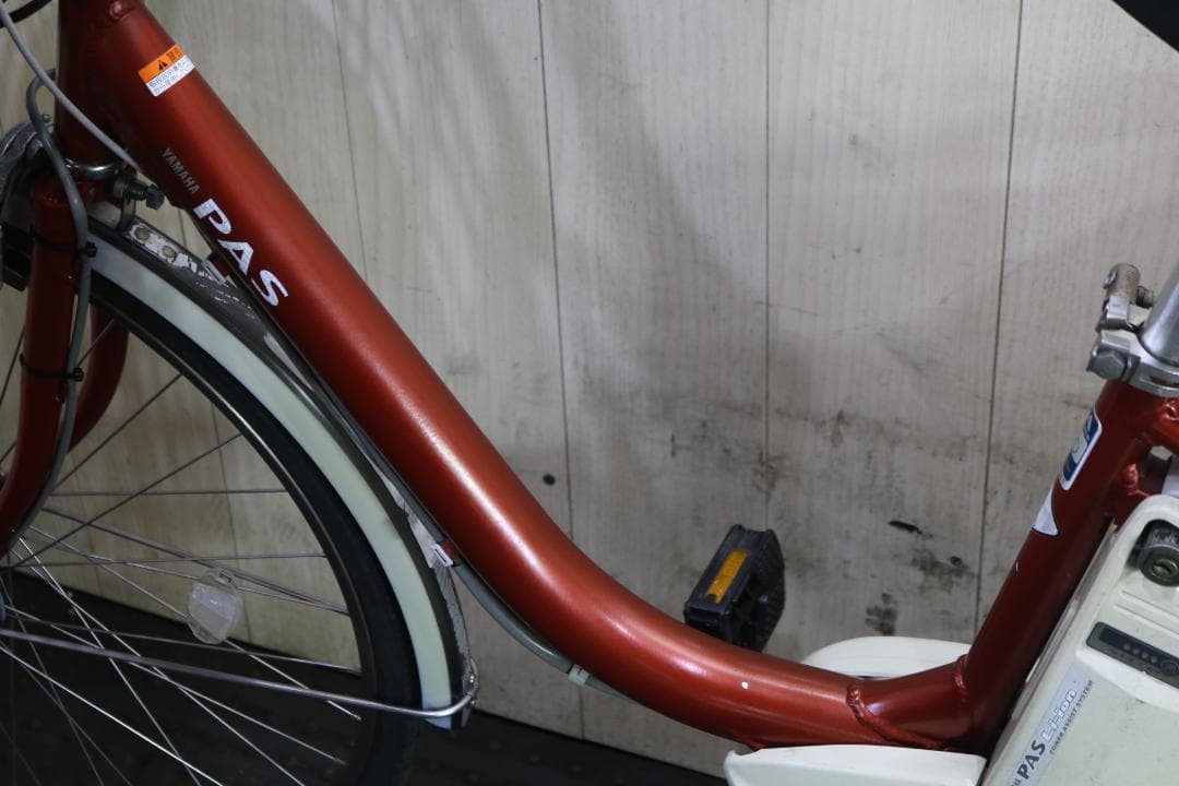 ヤマハPAS X563-0004 大容量リチウム8.1AH 26インチ3段LED