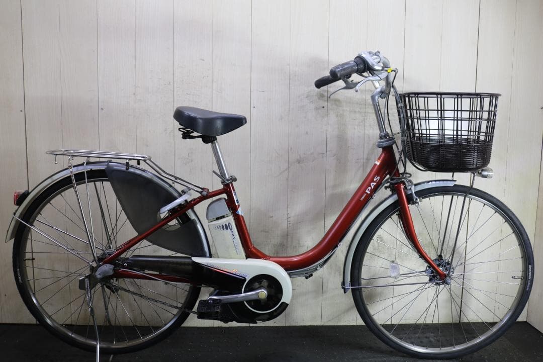 ヤマハPAS X563-0004 大容量リチウム8.1AH 26インチ3段LED