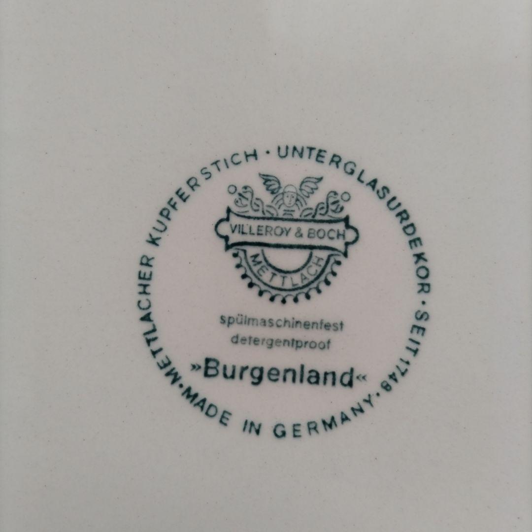 【美品】ビレロイ&ボッホ　ブルゲンラント　赤　　前菜皿／デザート皿　２枚