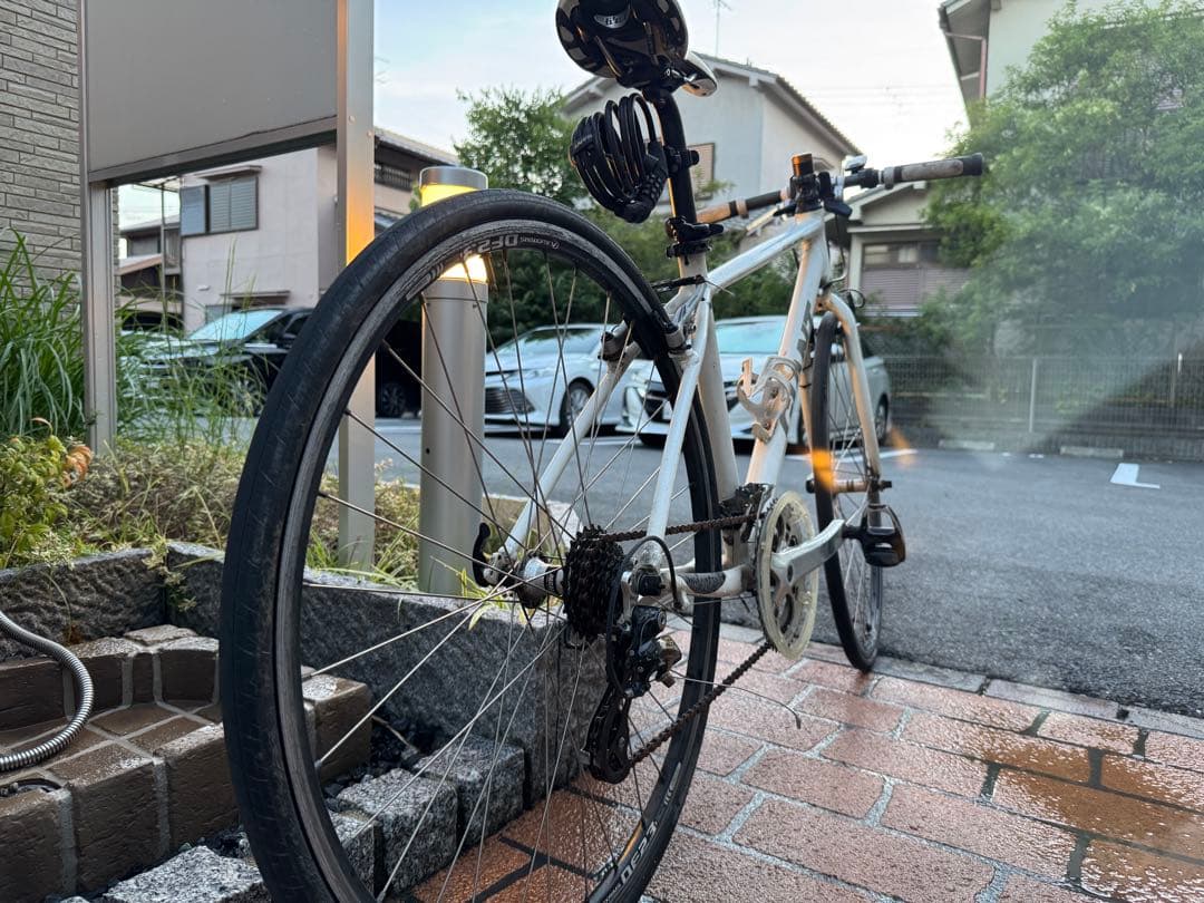 ジャイアント　エスケープR3 ホワイト クロスバイク 改造多数