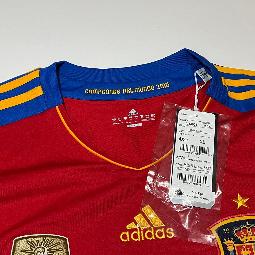 adidas 2010 W杯 スペイン代表 ユニフォーム プジョル 4XO