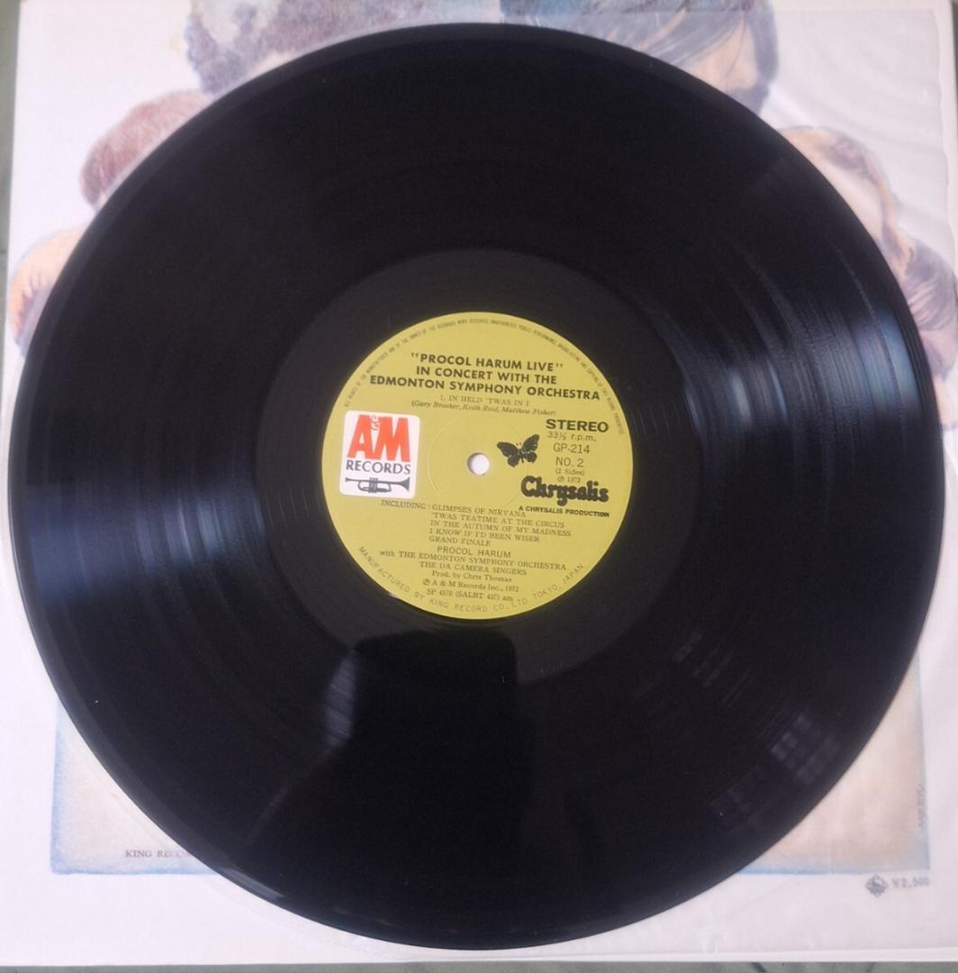 帯付LP◆プロコル ハルム●1972年『プロコル ハルム ライヴ』
