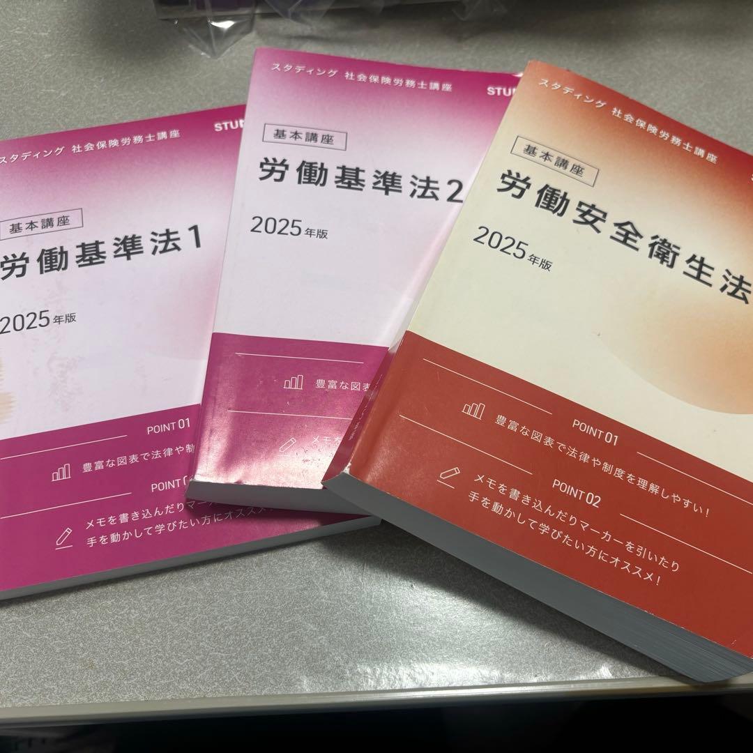 【新品多数】スタディング 社会保険労務士講座 テキスト 20冊セット