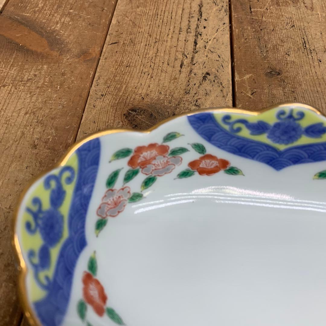 べ 【極美品】有田焼 其泉窯 金彩 楕円変形鉢 5枚セット 取鉢 銘々皿