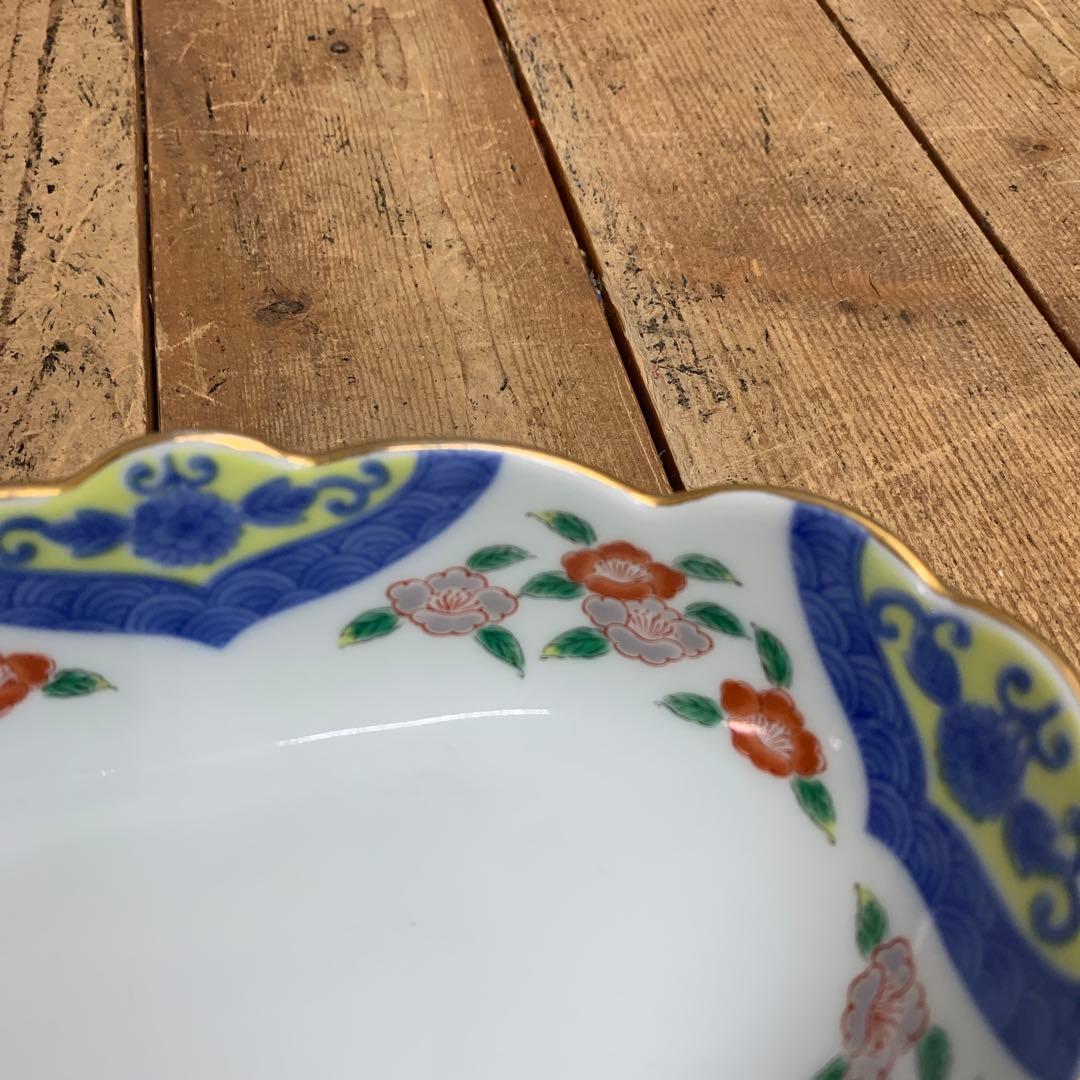 べ 【極美品】有田焼 其泉窯 金彩 楕円変形鉢 5枚セット 取鉢 銘々皿