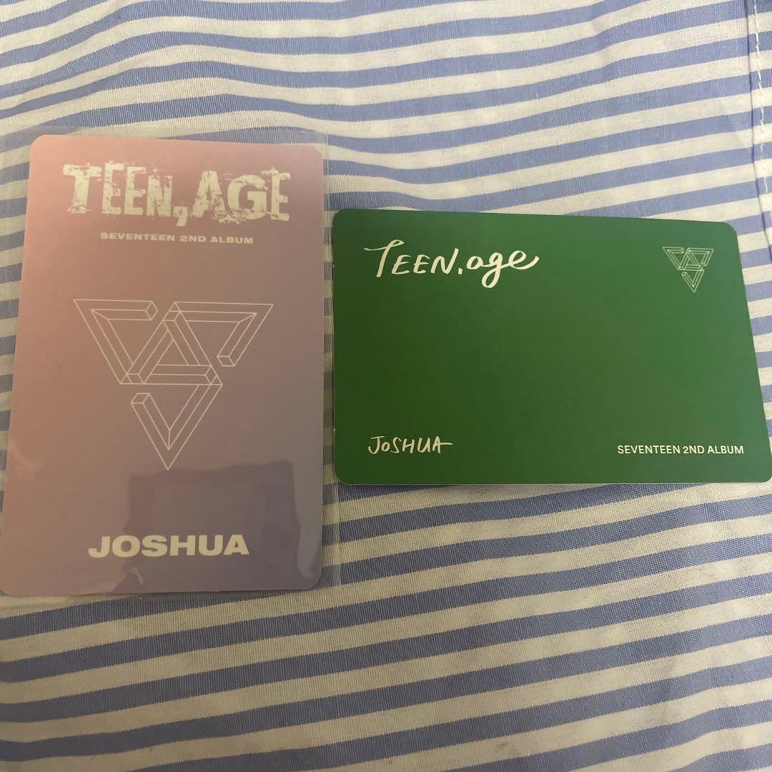 seventeen ジョシュア　teenage green Black トレカ