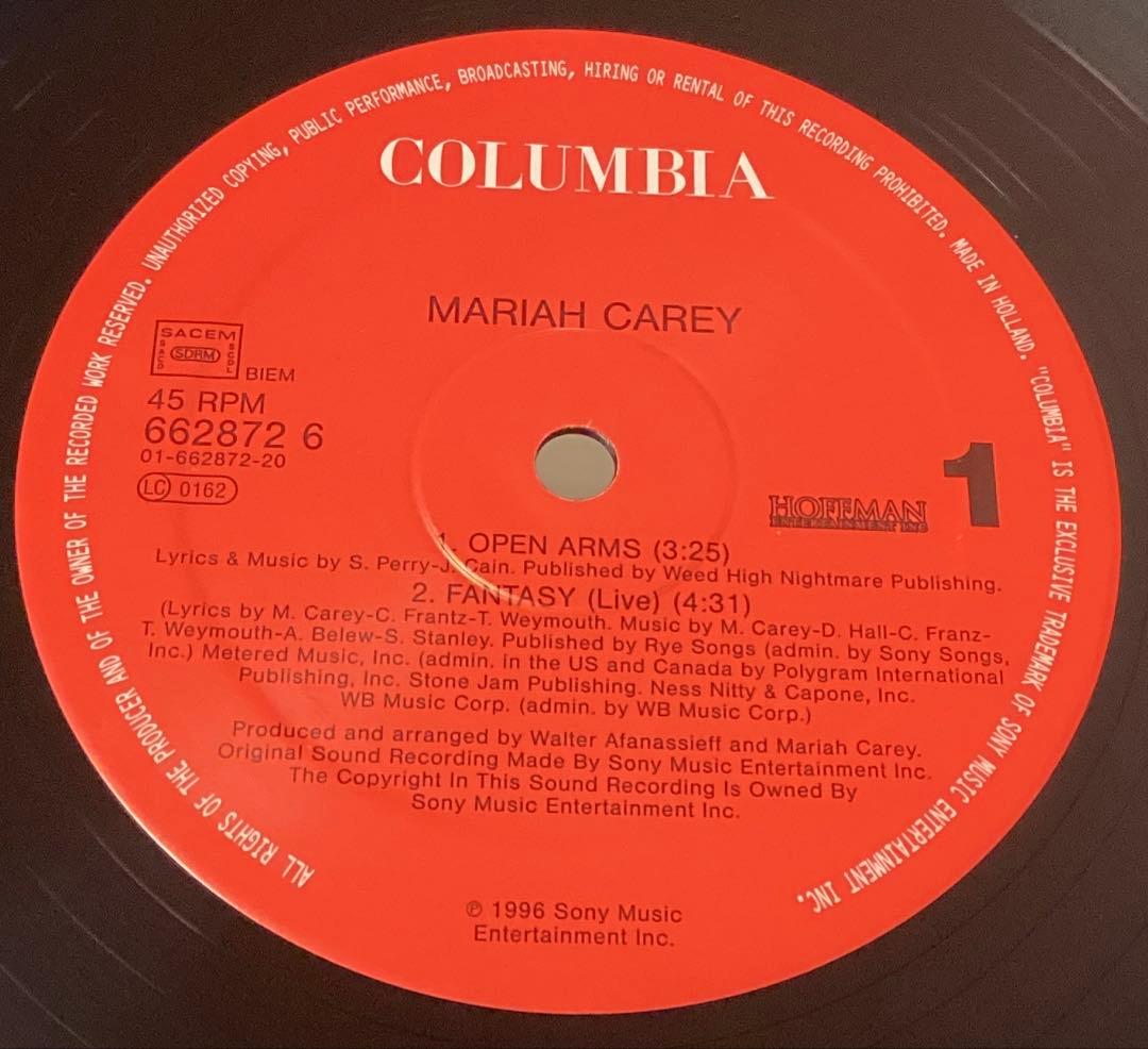 (USED) Mariah Carey – Open Arms レコード レア盤