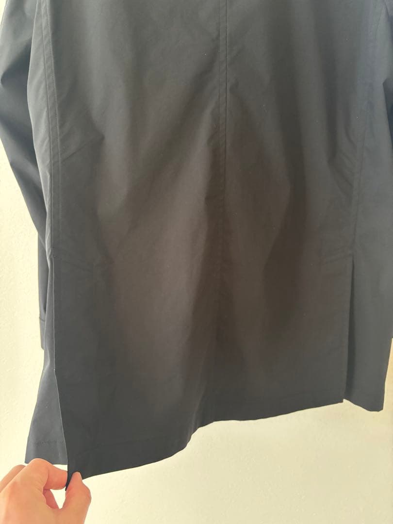 山内 21135 塩縮撥水・ショートコート black サイズ3