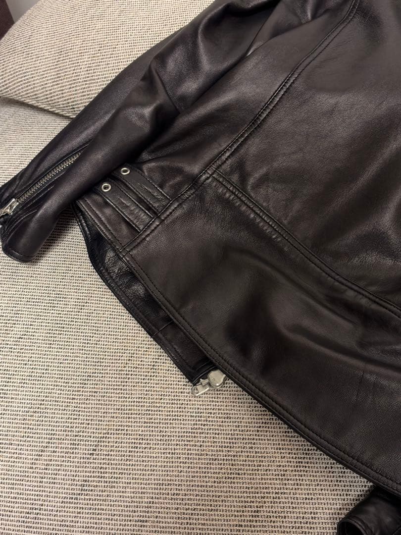 【美品】メゾンスペシャル シープレザー ダブルライダースジャケット（サイズ1）