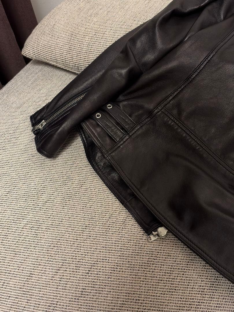 【美品】メゾンスペシャル シープレザー ダブルライダースジャケット（サイズ1）