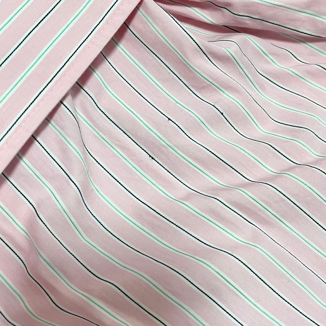 極美品✨ ローレンラルフローレン ストライプ シャツワンピース Aライン マキシ