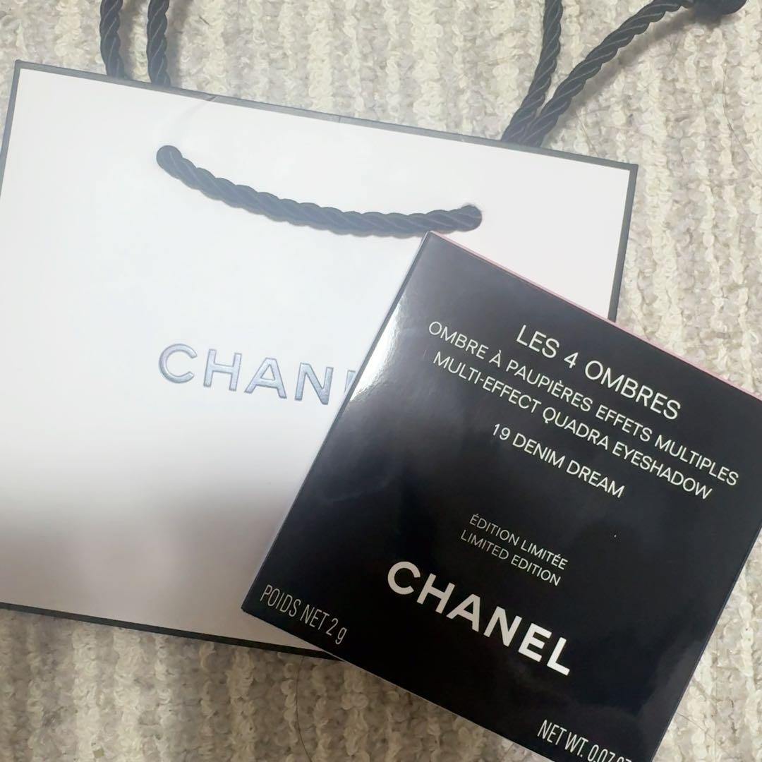 限定新品　CHANELレキャトルオンブルココジーンアイシャドウ19デニムドリーム