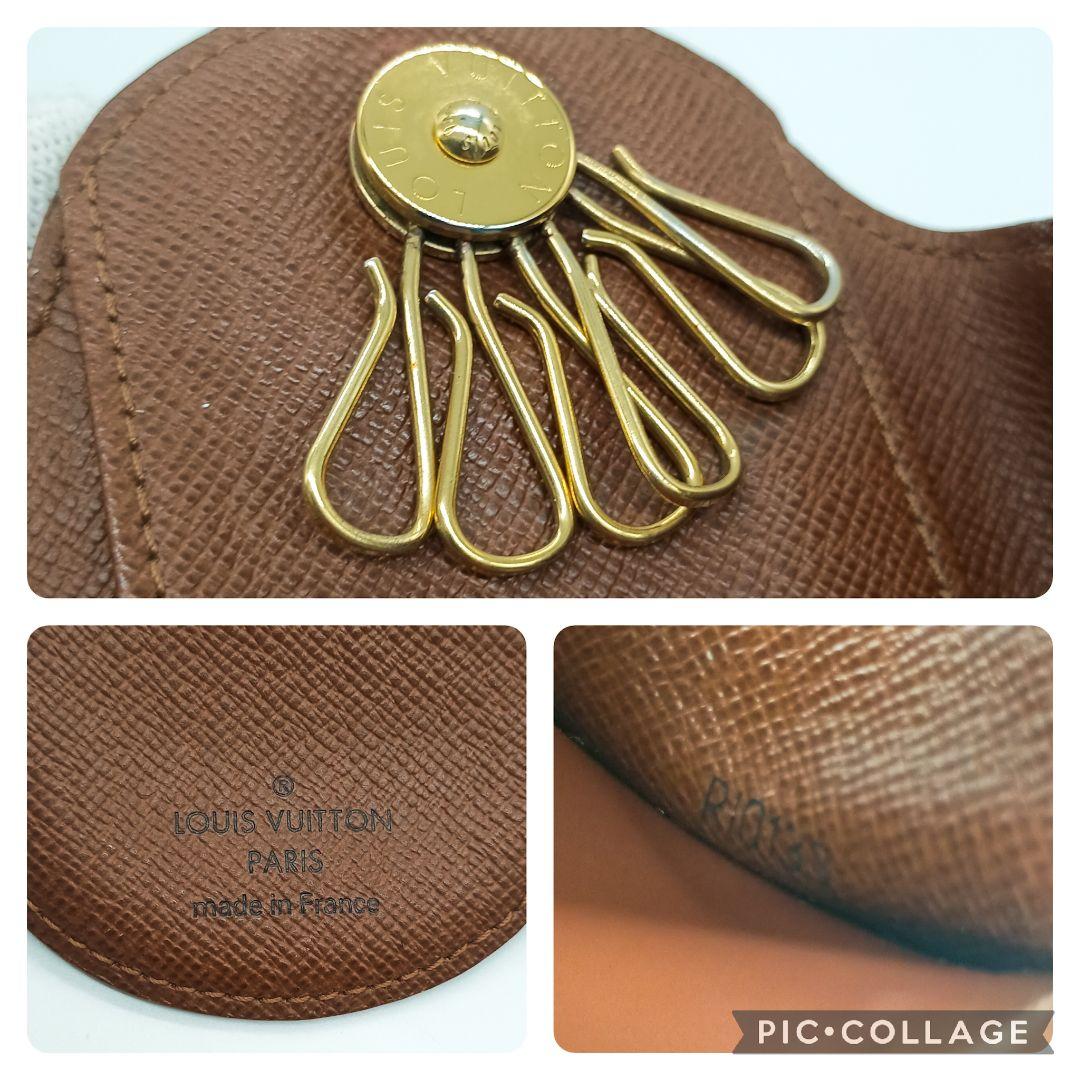 【美品S】ルイヴィトン　ミュルティクレ・ロンGM　モノグラム　キーケース6連