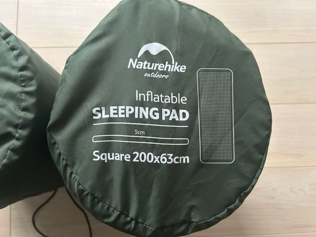 【2個】Naturehike エアーマット ボタン連結可能 厚手5cm