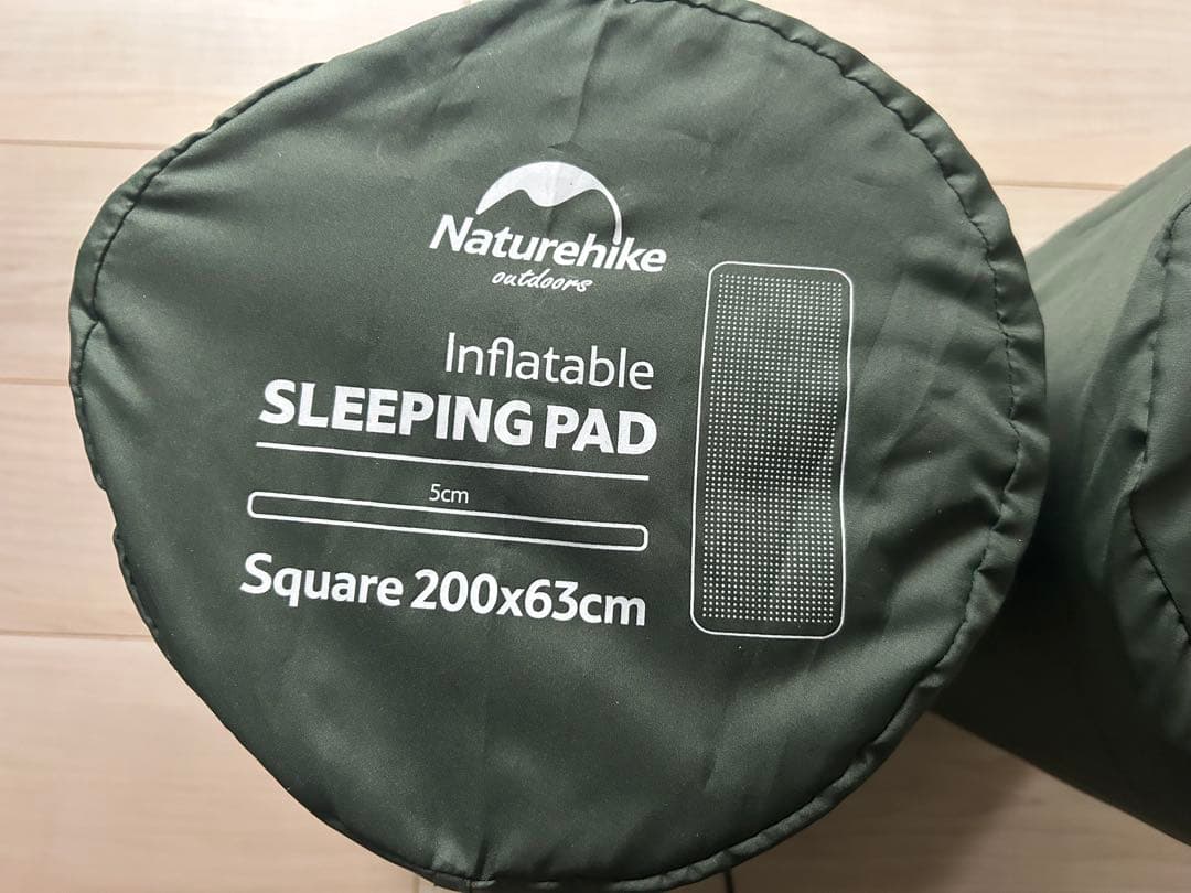 【2個】Naturehike エアーマット ボタン連結可能 厚手5cm