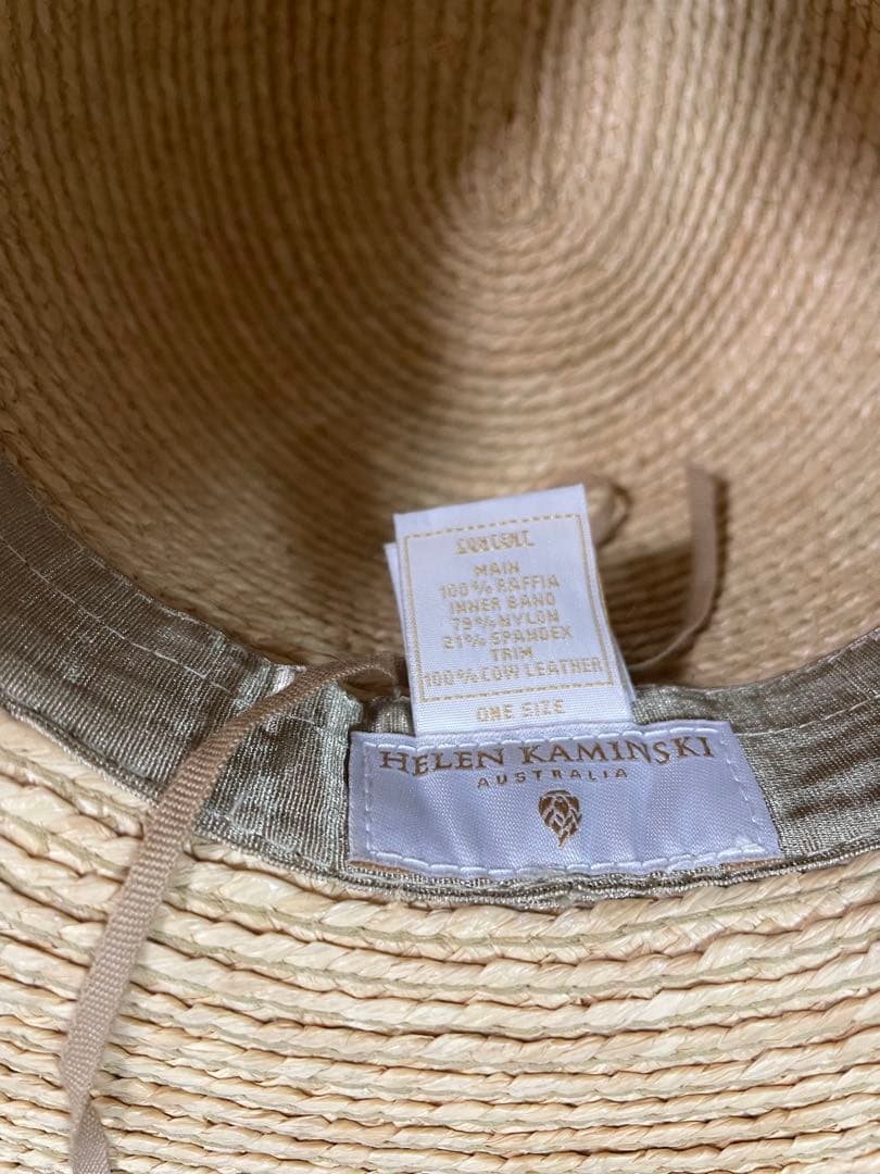 【値下げ】新品未使用　ヘレンカミンスキー　ラフィアハット　HINA