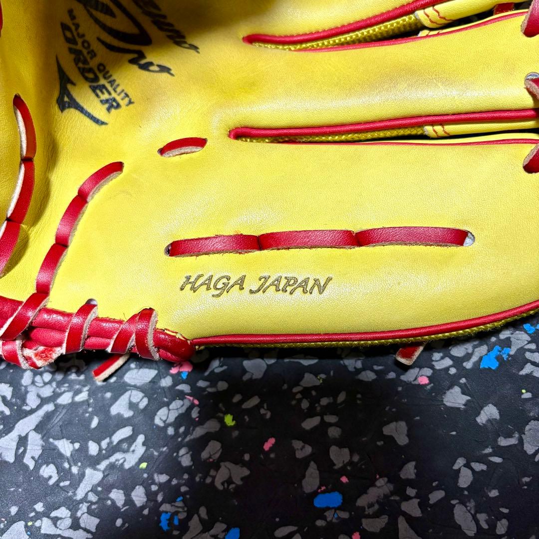 ミズノプロ オプション オーダー 日本製 プラチナラベル HAGA JAPAN