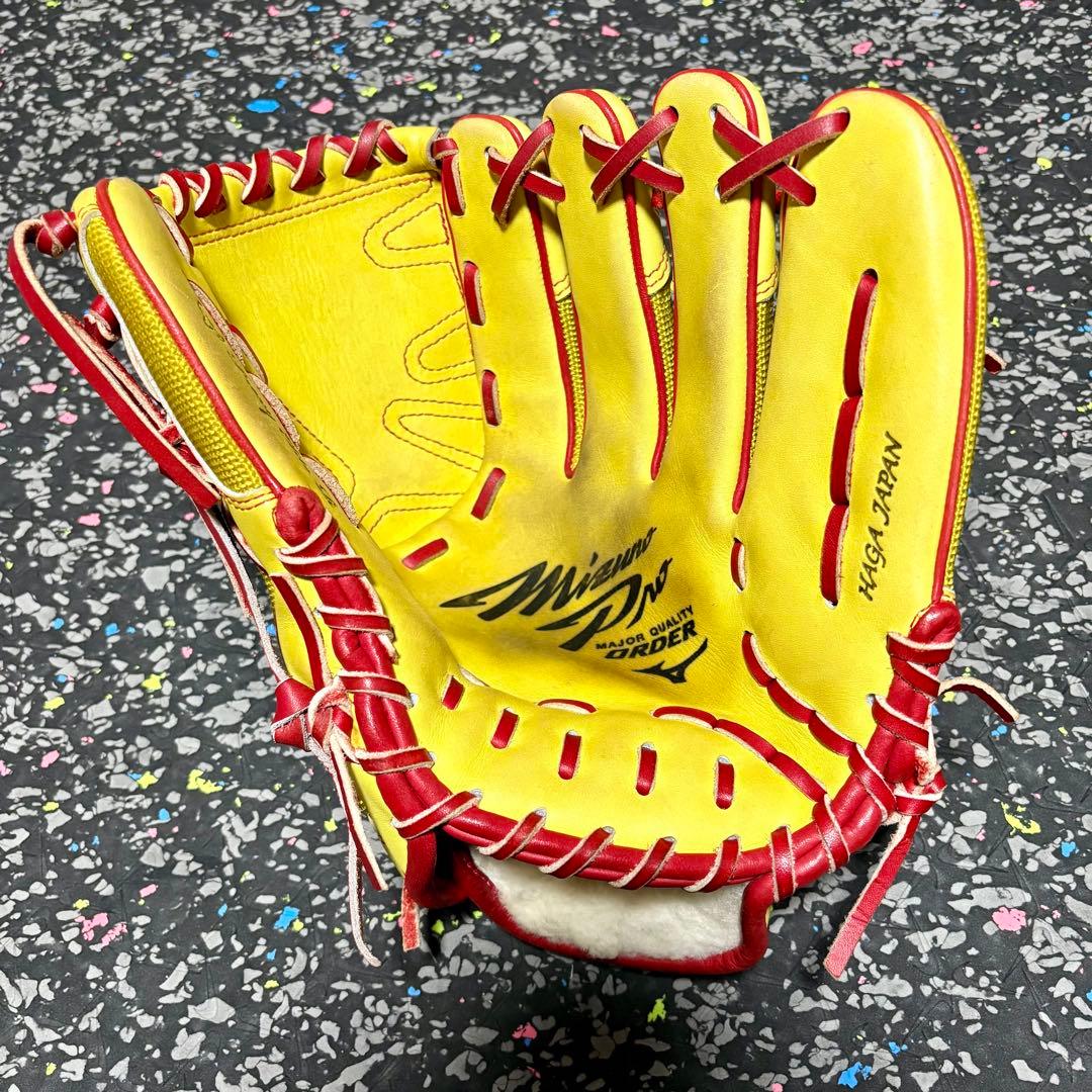 ミズノプロ オプション オーダー 日本製 プラチナラベル HAGA JAPAN