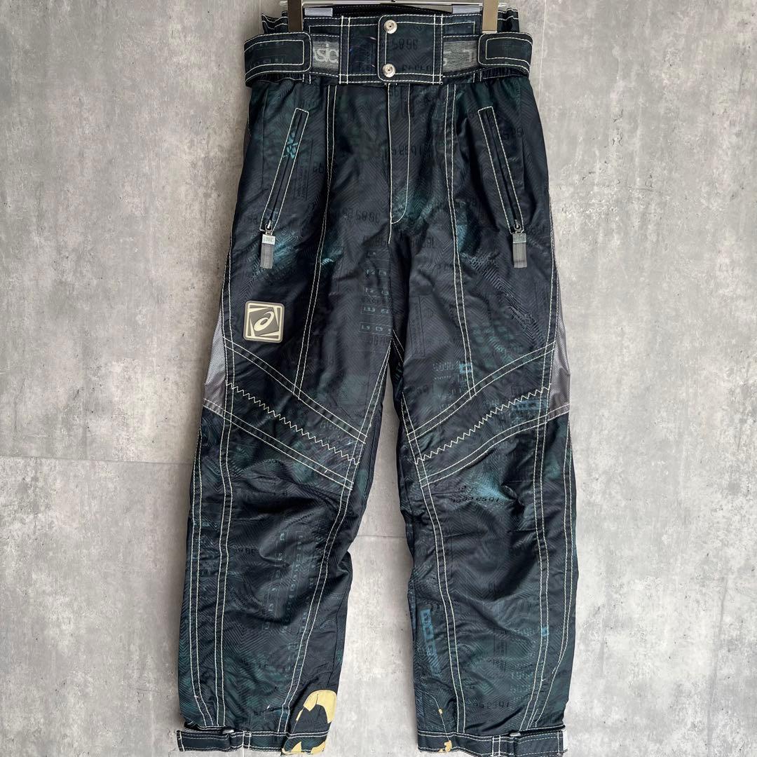 超激レア】Asics アシックス　グラフィック　スキーウェアセットアップ　日本製