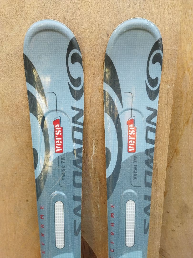 慎一　サロモン　SALOMON　VERSE 7W スキー板 青　ブルー