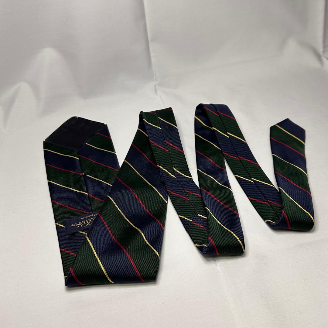 美品☆ブルックスブラザーズ☆ネクタイ☆アーガイルサザーランド☆グリーン☆713