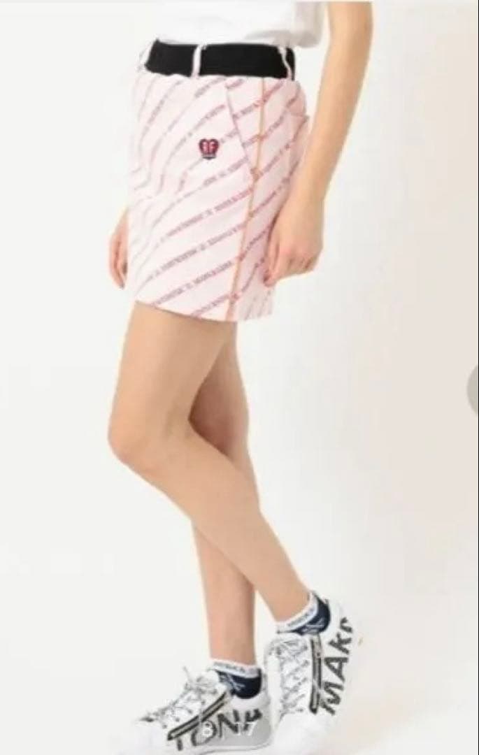 MARK&LONA ストライプ柄スカート