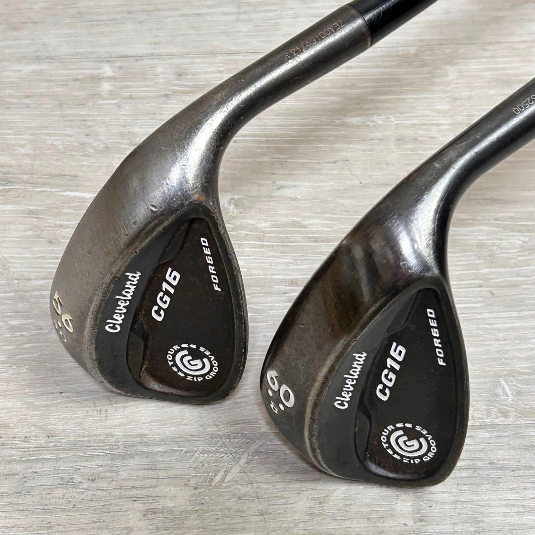 【メンズ右】クリーブランド CG16 56° 60° ウェッジノーメッキ2本