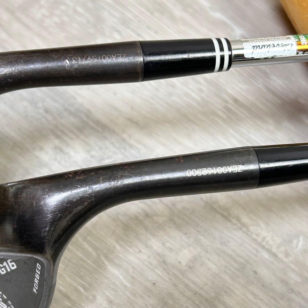 【メンズ右】クリーブランド CG16 56° 60° ウェッジノーメッキ2本