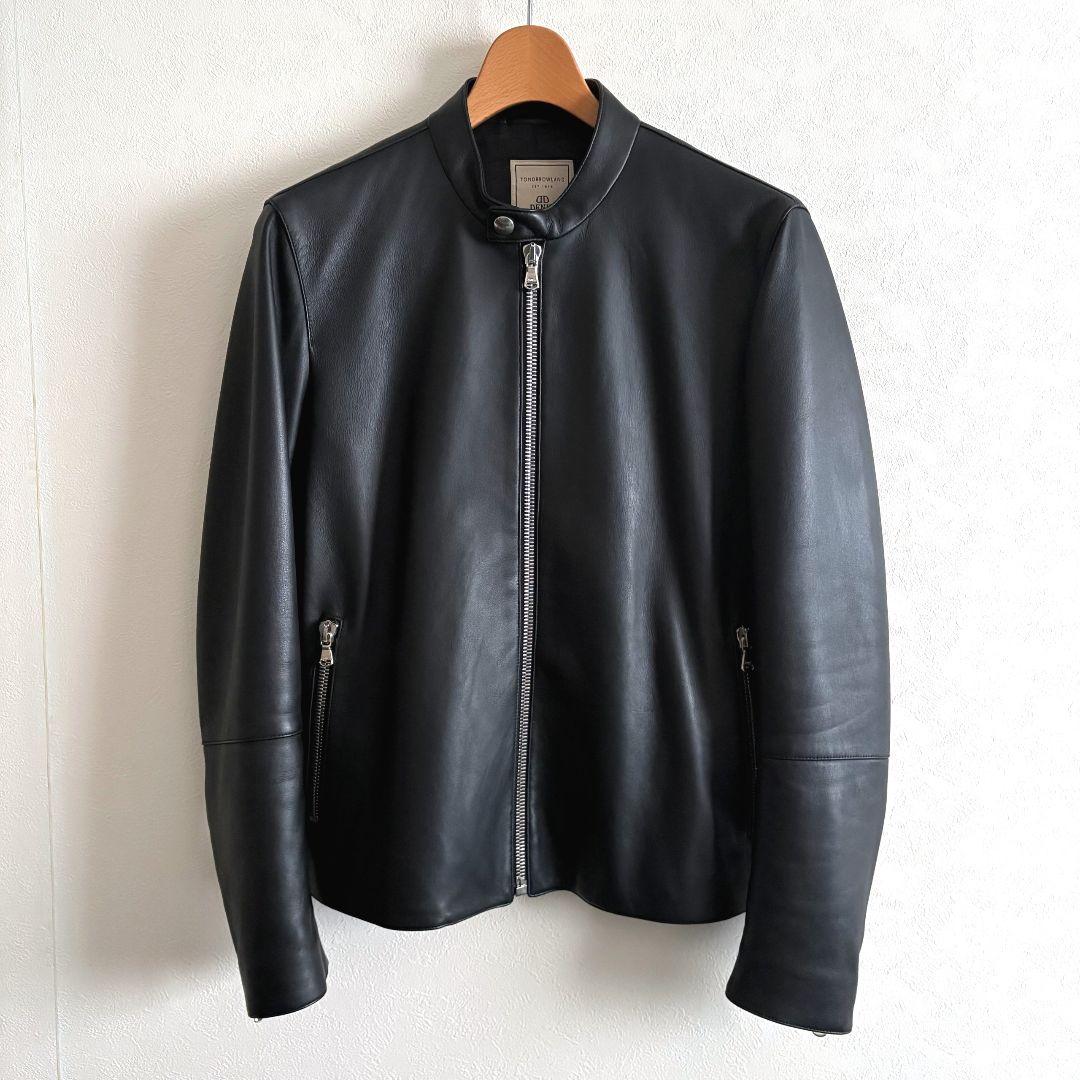 DENIM × TOMORROWLAND ラムレザーシングルライダースジャケット