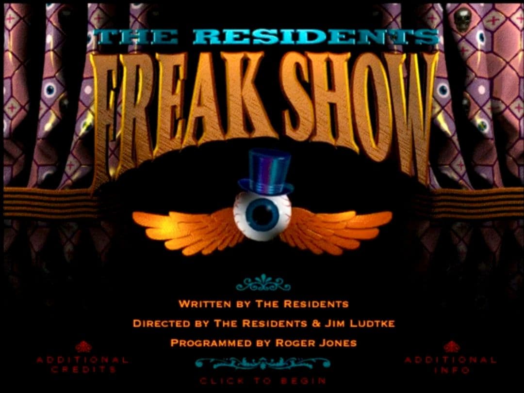 Windows　PCゲーム　ザ・レジデンツ　フリークショウ　CD-ROM　Mac