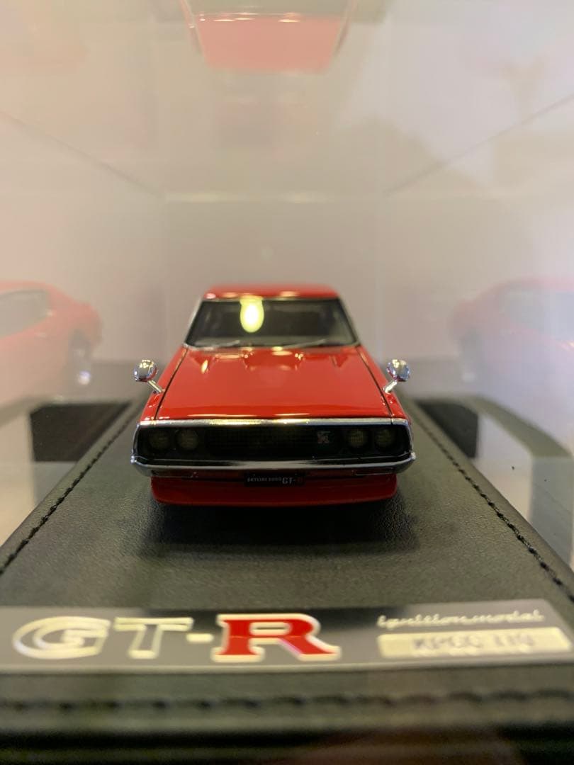イグニッションモデル　1/43 スカイライン　GT-R KPGC110 レッド