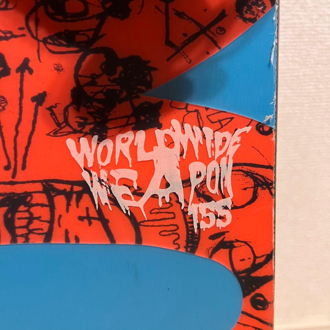 K2 WORLD WIDE WEAPON 155 FLUX R2 スノーボード