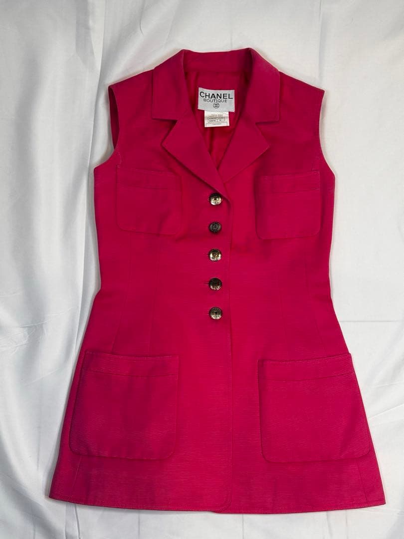 CHANEL ブティック　97Cクルーズコレクション　ジレ　ココマークビンテージ
