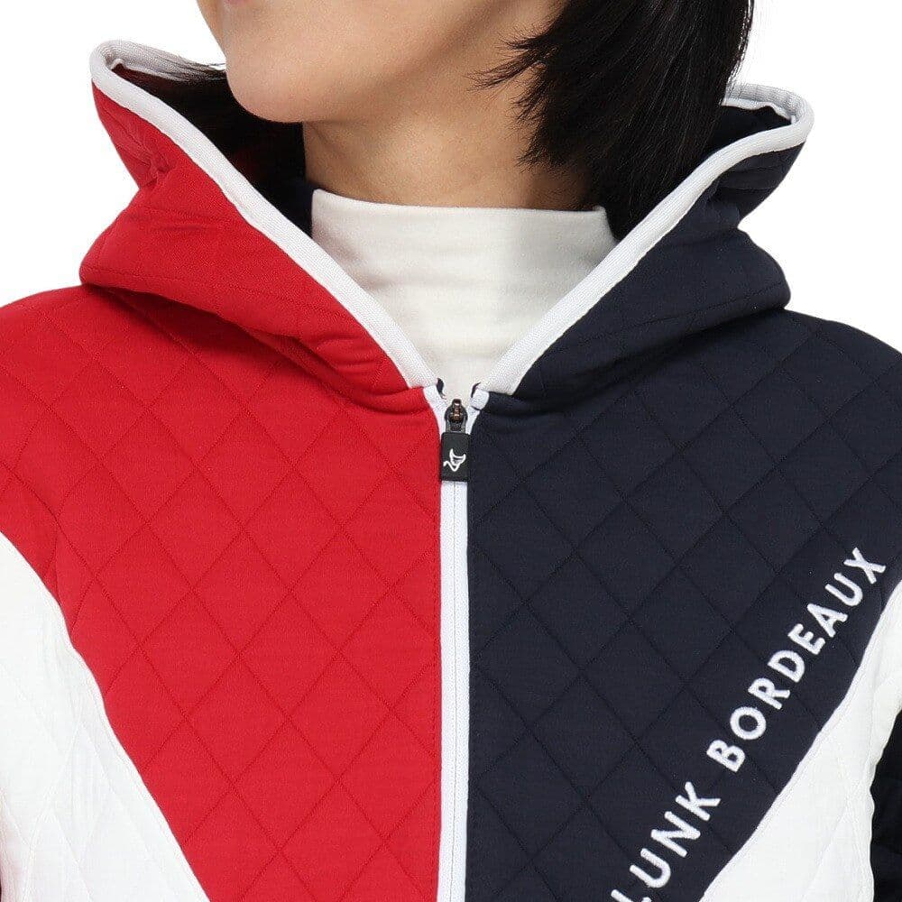 クランク　ゴルフウェア 長袖 保温 キルトJQハーフジップパーカー