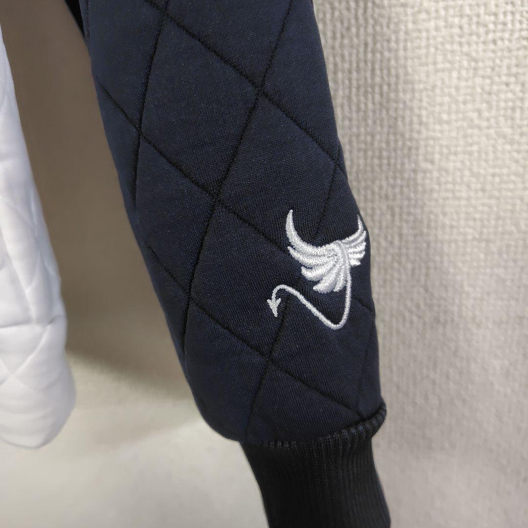 クランク　ゴルフウェア 長袖 保温 キルトJQハーフジップパーカー