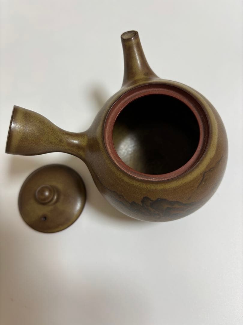 佐渡 無名異焼き 茶器セット湯呑み茶碗 5客 急須 1個 3代目伊藤赤水