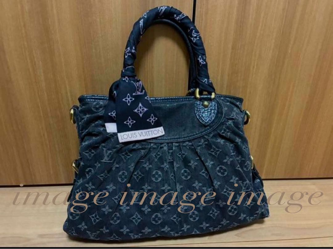 ルイヴィトン LOUIS VUITTON バンドー スカーフ リボンスカーフ