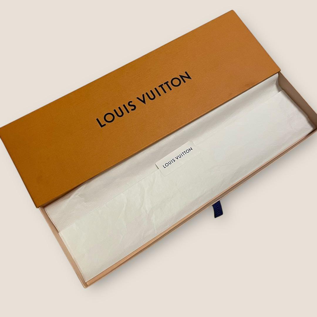 LOUIS VUITTON ルイヴィトン ネクタイ 赤 モノグラム シルク 箱付