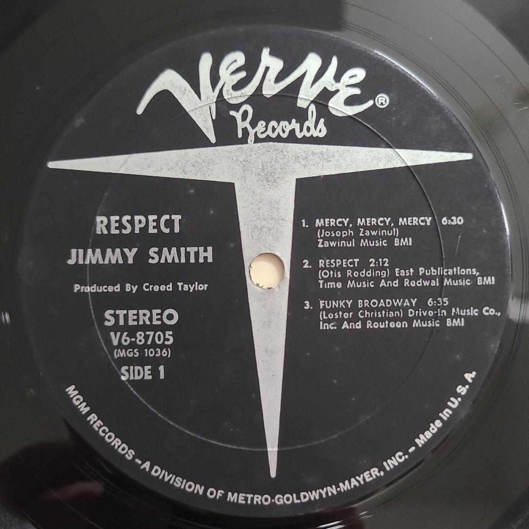 ★ヴァンゲルダー刻印ＵＳオリジナル盤★『リスペクト』ジミー・スミス