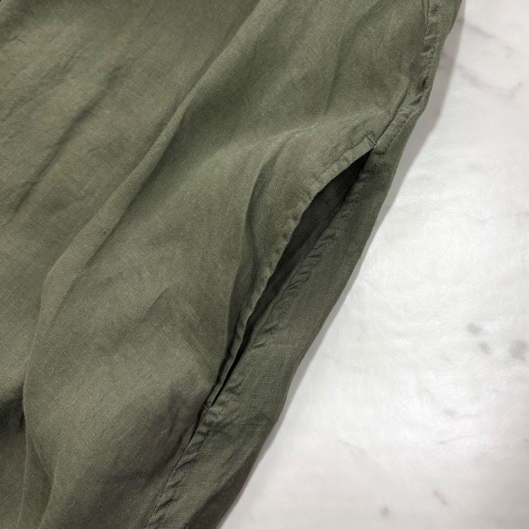 美品♪レリューム　ノルマンディーリネンフレアワンピース　ゆったり　麻100%