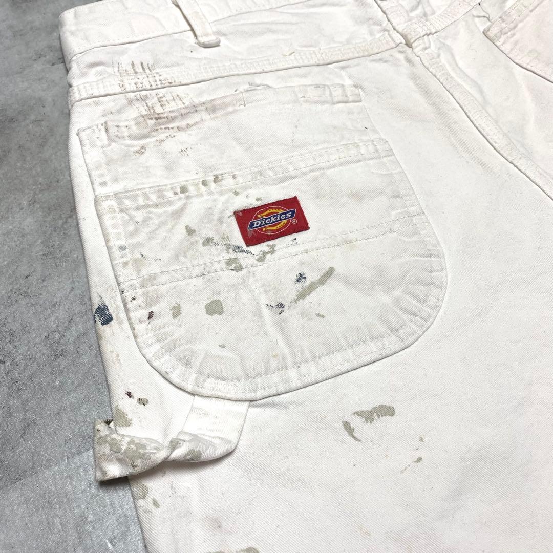 【雰囲気抜群】Dickies ディッキーズ リアルペインターパンツ ホワイト
