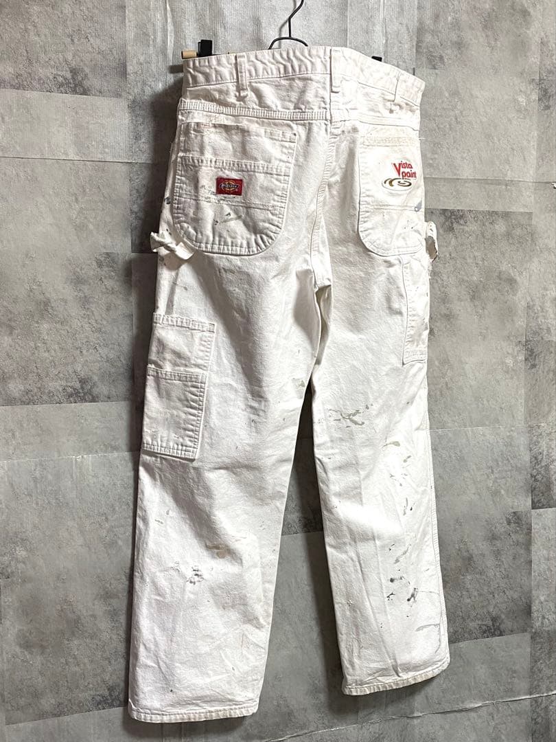 【雰囲気抜群】Dickies ディッキーズ リアルペインターパンツ ホワイト
