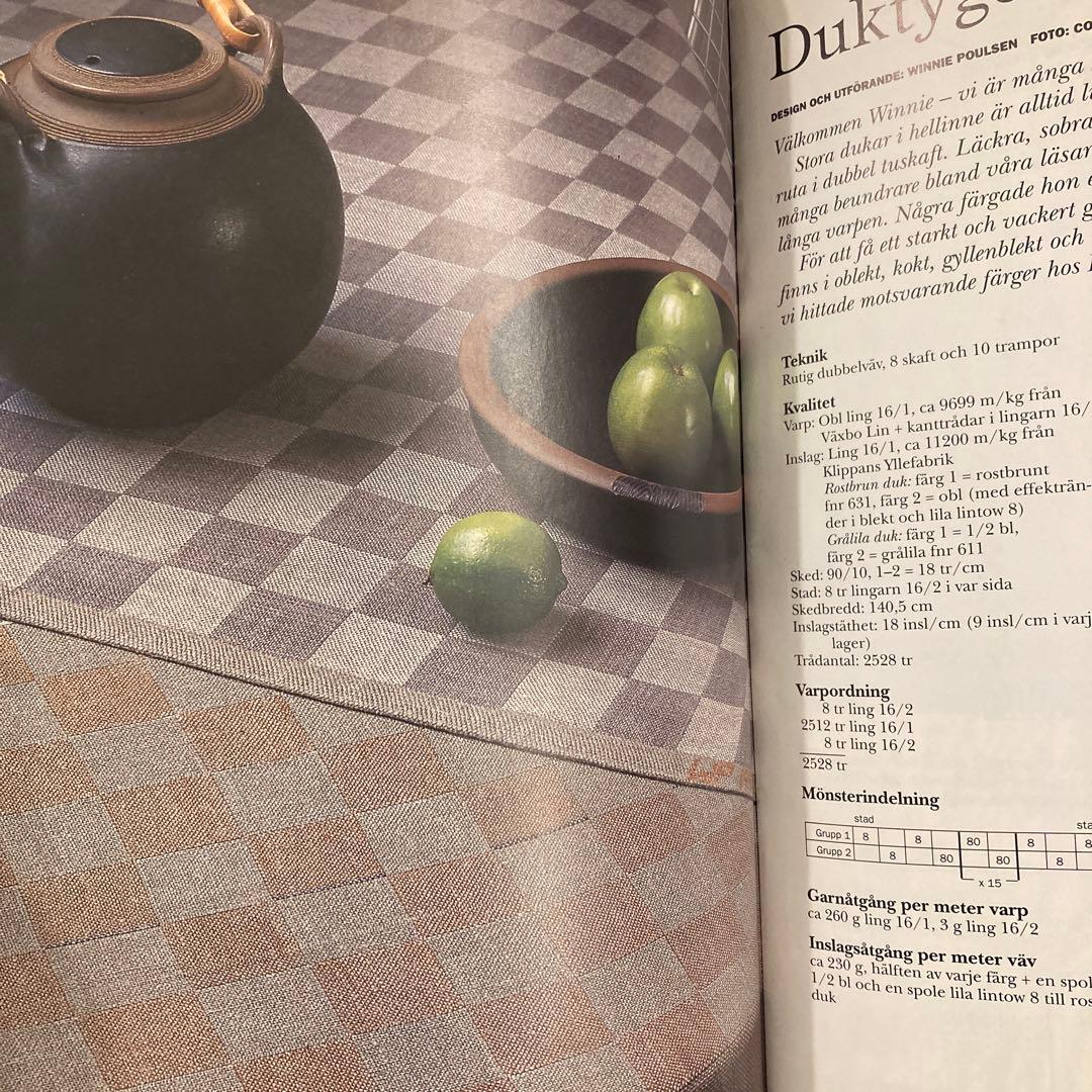 北欧の織物雑誌 VAV MAGASINET 21冊セット　組織図多数掲載有り！