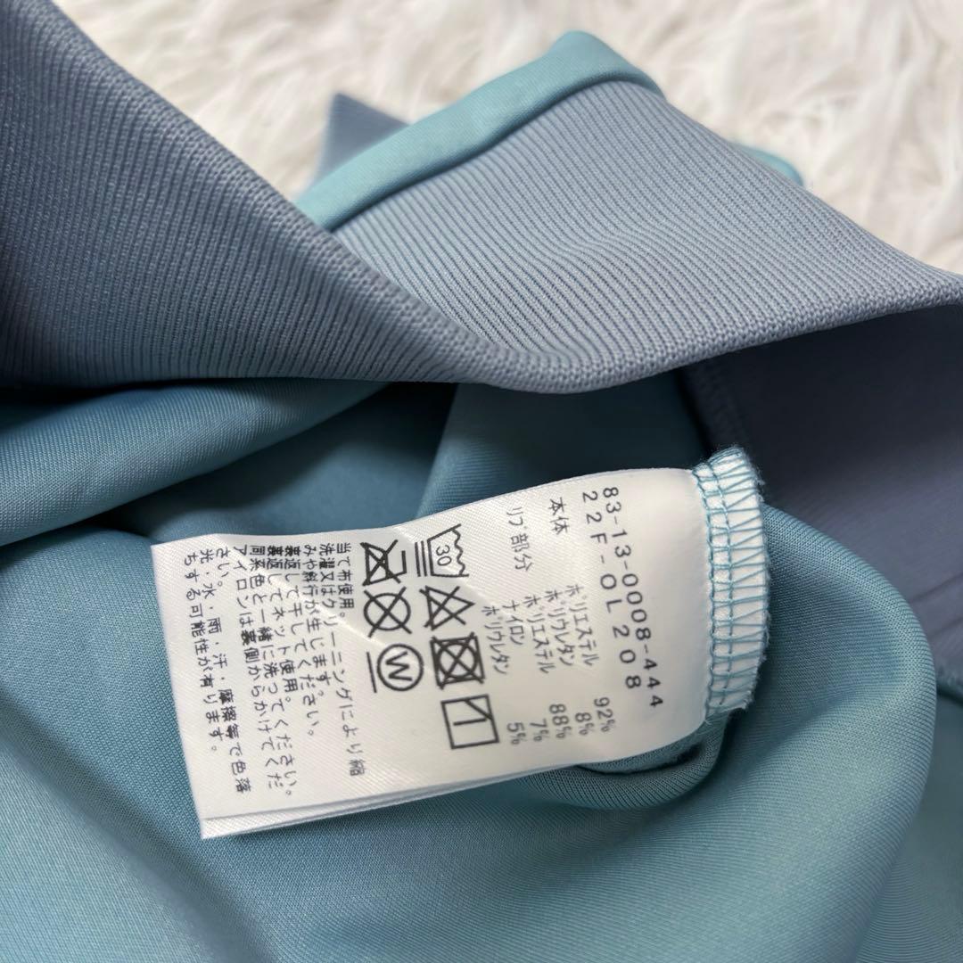 新作 ビームスゴルフ スウェット ハイネック 水色 ゴルフウェア ブルゾン